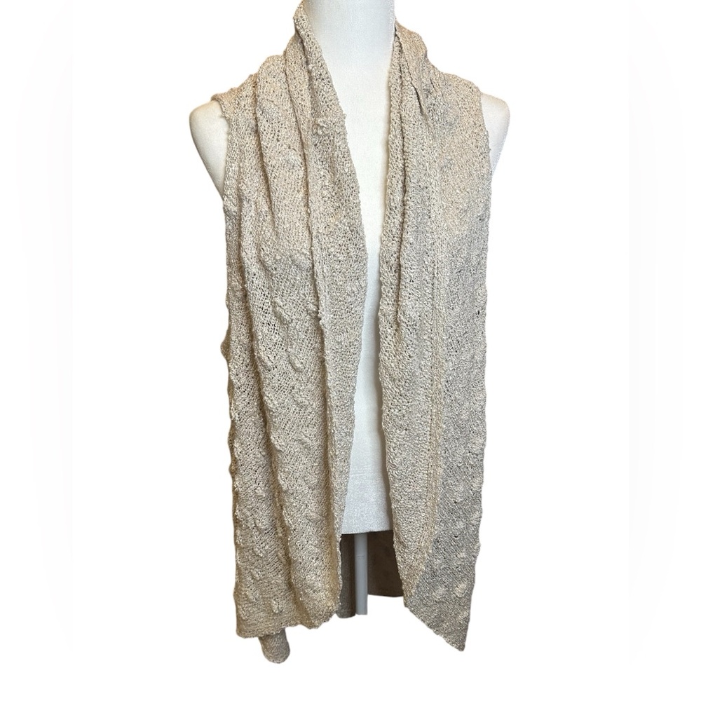 NWT‎ Cato's sz 18 20 Waterfall cardigan kimono duster cream/tan